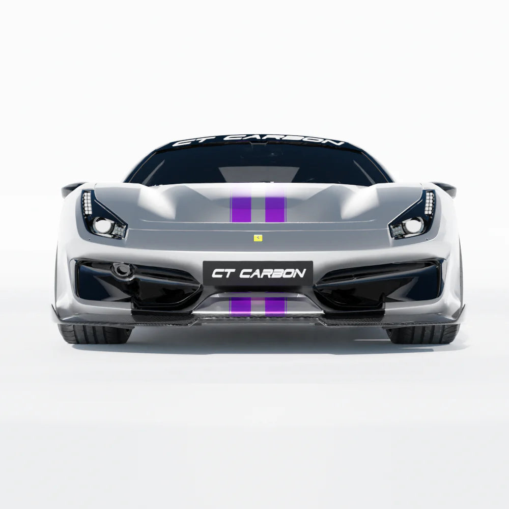 Ferrari 488 Pista Carbon Frontlippe - CT Design
