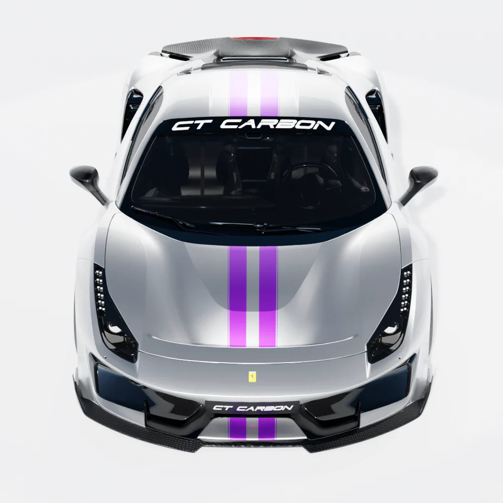 Ferrari 488 Pista Carbon Frontlippe - CT Design