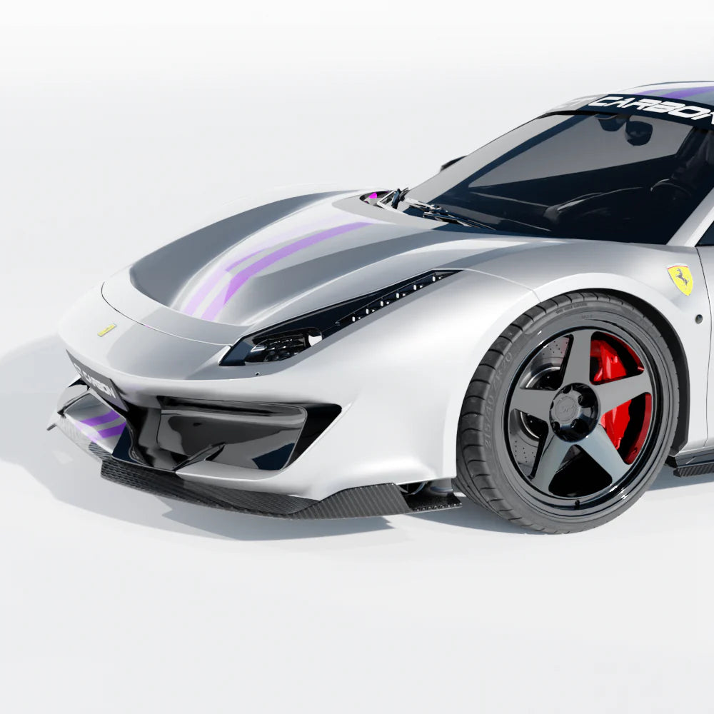 Ferrari 488 Pista Carbon Frontlippe - CT Design