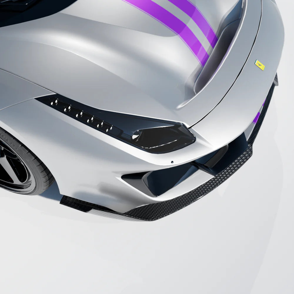 Ferrari 488 Pista Carbon Frontlippe - CT Design