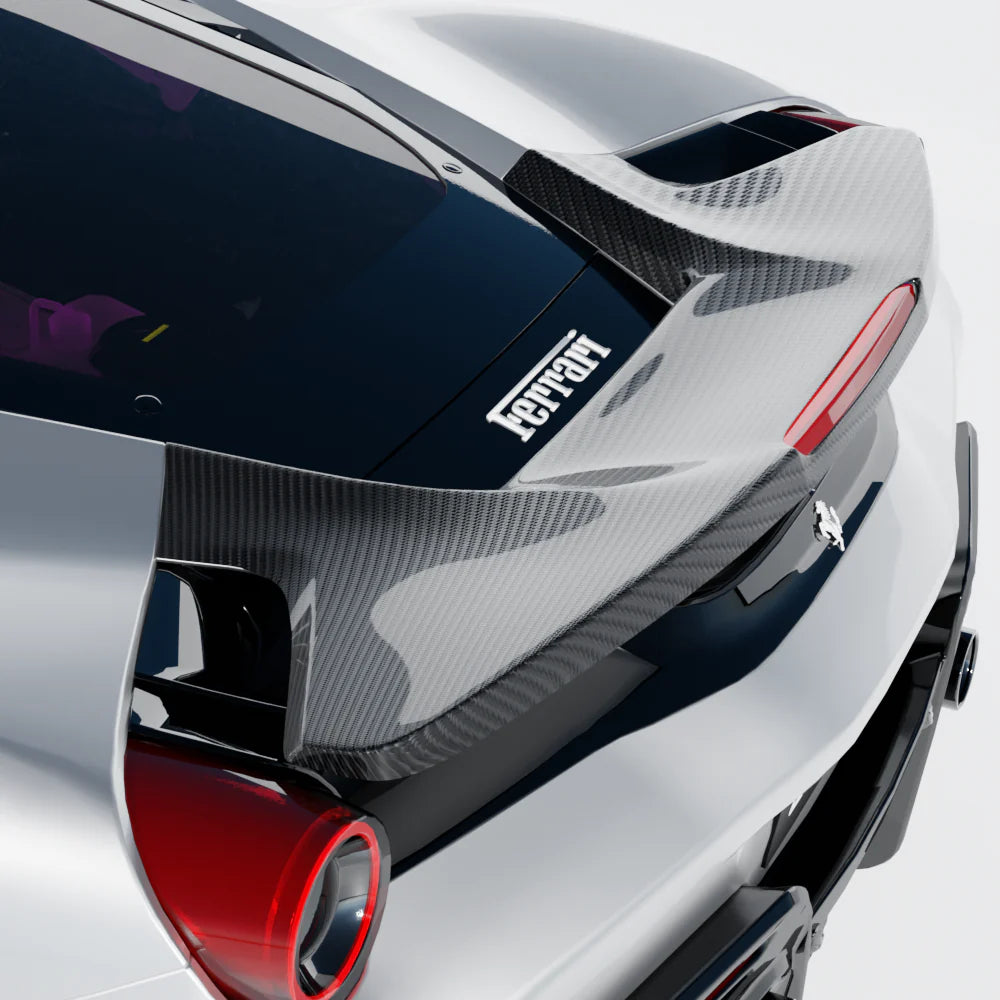 Ferrari 488 Pista Carbon Spoiler - CT Design