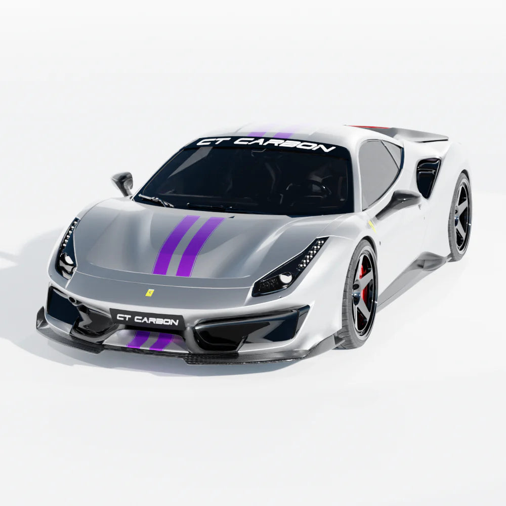 Ferrari 488 Pista Carbon Seitenschweller - CT Design