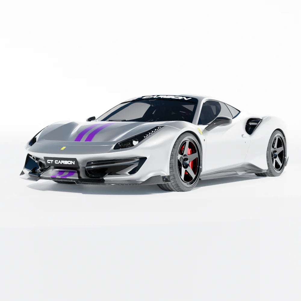 Ferrari 488 Pista Carbon Seitenschweller - CT Design