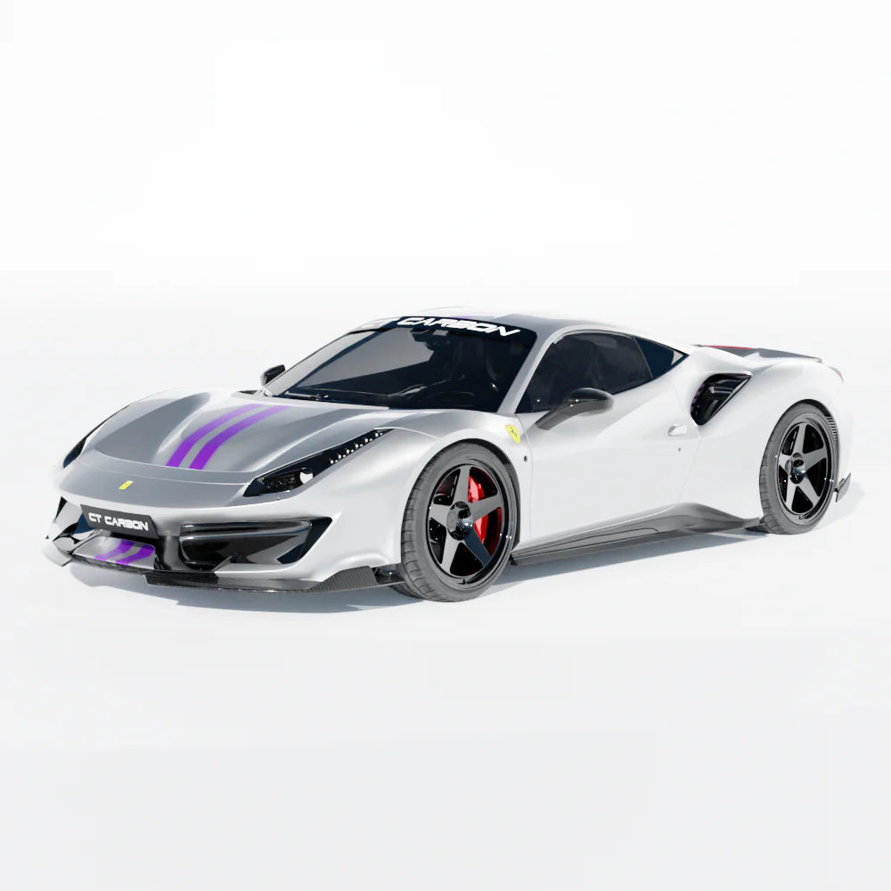Ferrari 488 Pista Carbon Seitenschweller - CT Design