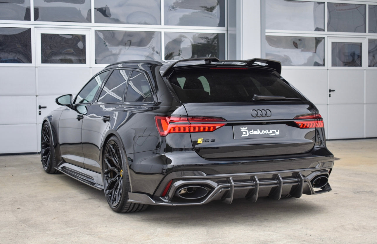 AUDI RS6 C8 AVANT CARBON FIBRE SPOILER - CT DESIGN (8282304643363)