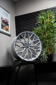 M3 G80 / G81 M-WX 20" FROZEN SILVER MOTECH WHEEL