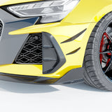 Audi RS3 8Y Facelift Front Canards - CT Design