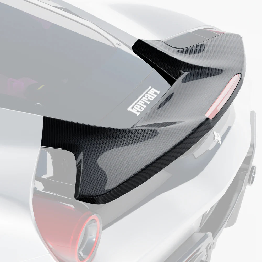 Ferrari 488 Pista Carbon Spoiler - CT Design