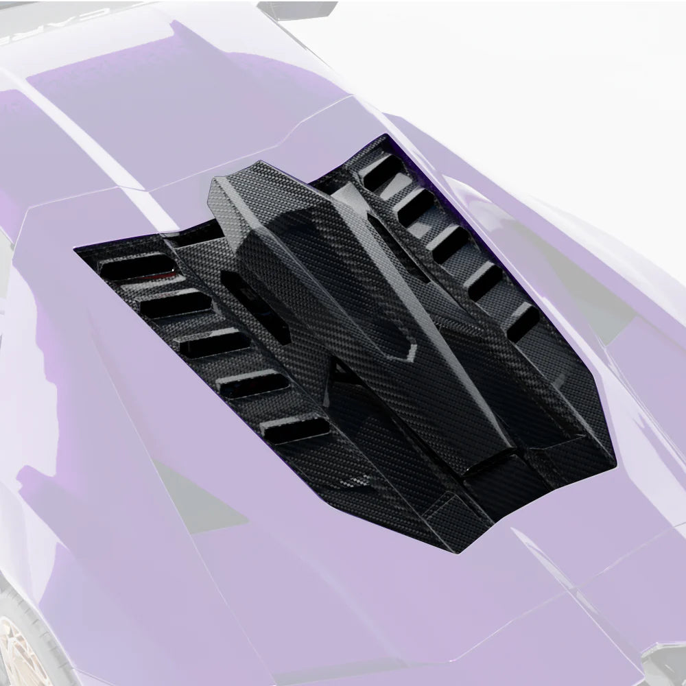 Lamborghini Revuelto Motorabdeckung & Dach-Scoop aus Carbon – CT Design