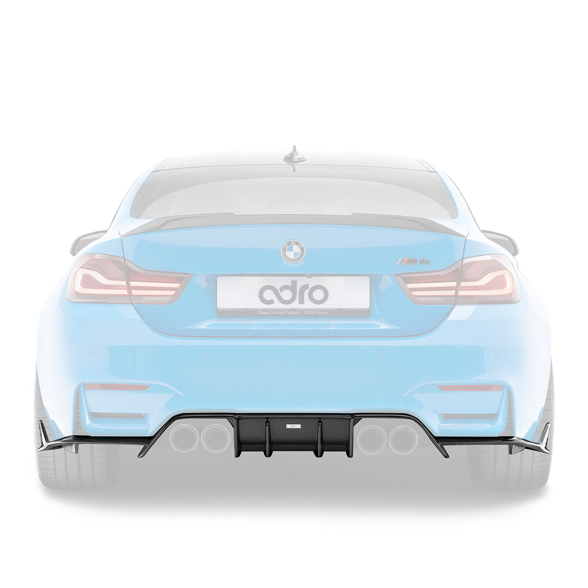 BMW M3/M4 F8X Heckdiffusor V1 Carbon - ADRO