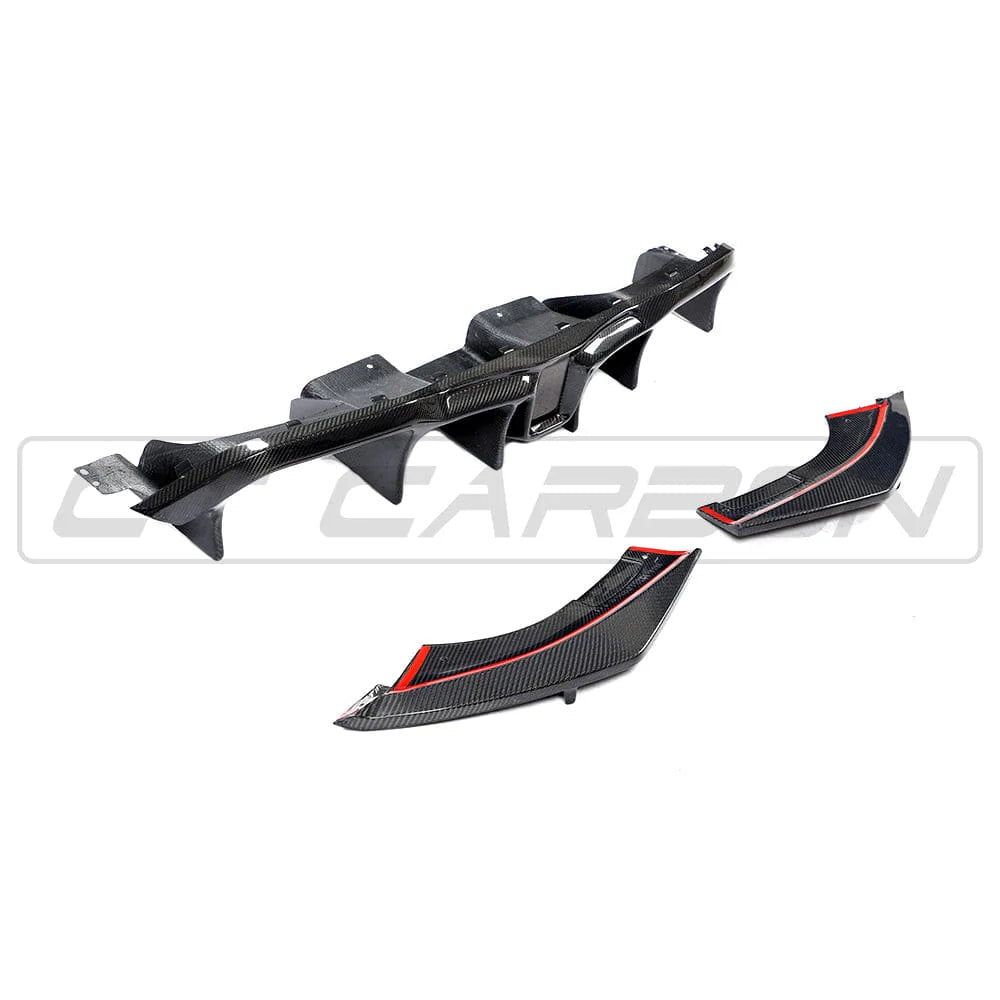 BMW M2 / M2 Competition (F87) Aggressiver Diffusor aus Carbon