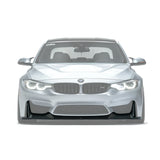 BMW M3/M4 F8X Frontspoilerlippe V2 Carbon - ADRO