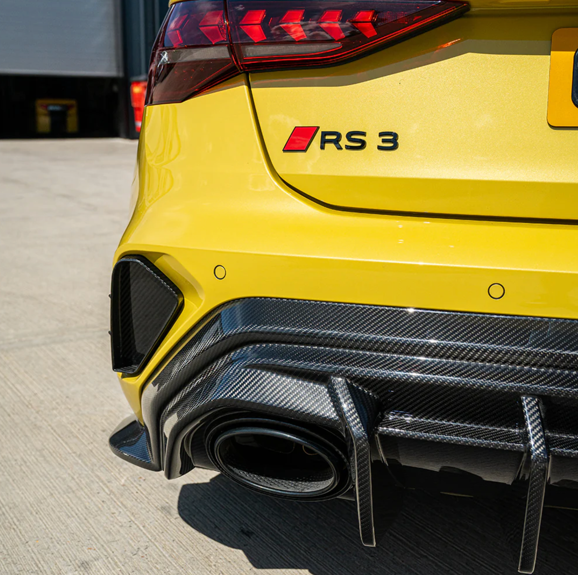 Audi RS3 8Y Reflector Carbon Abdeckung - CT Design