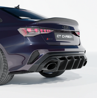 Audi RS3 8Y Reflector Carbon Abdeckung - CT Design