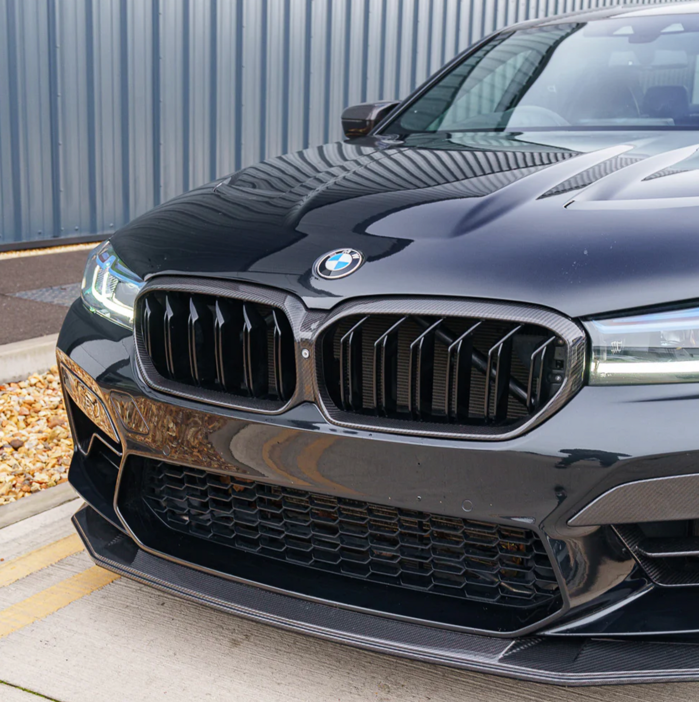 BMW M5 F90 LCI Carbon Frontgrill - CT Design