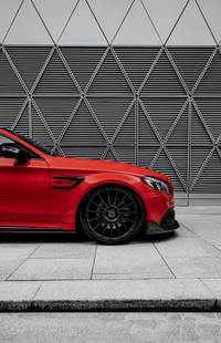 Mercedes C63 W205 Coupe Carbon Seitenabdeckungen