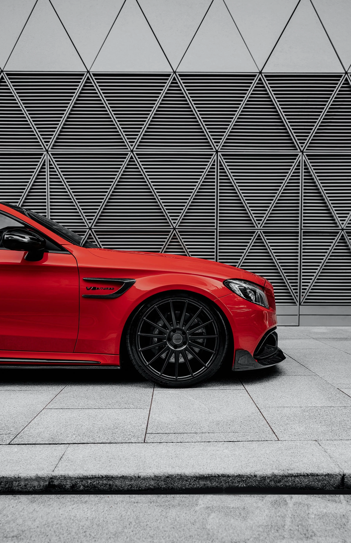 Mercedes C63 W205 Coupe Carbon Seitenabdeckungen