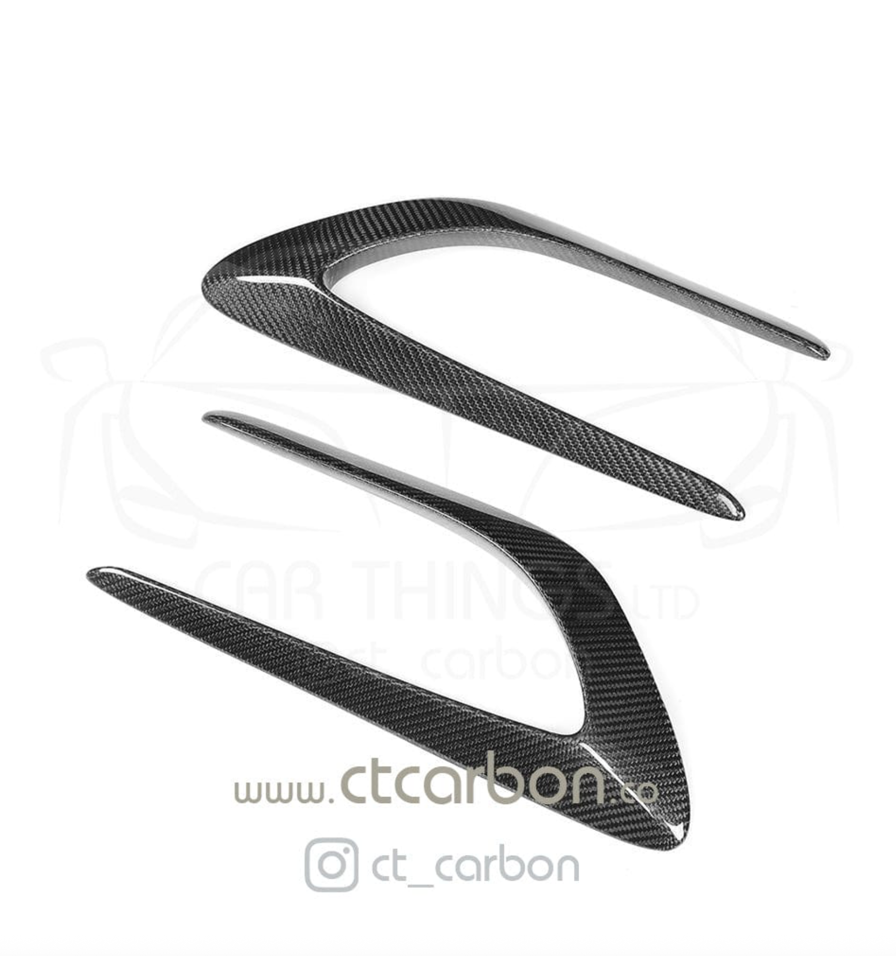 Mercedes C63 W205 Coupe Carbon Seitenabdeckungen