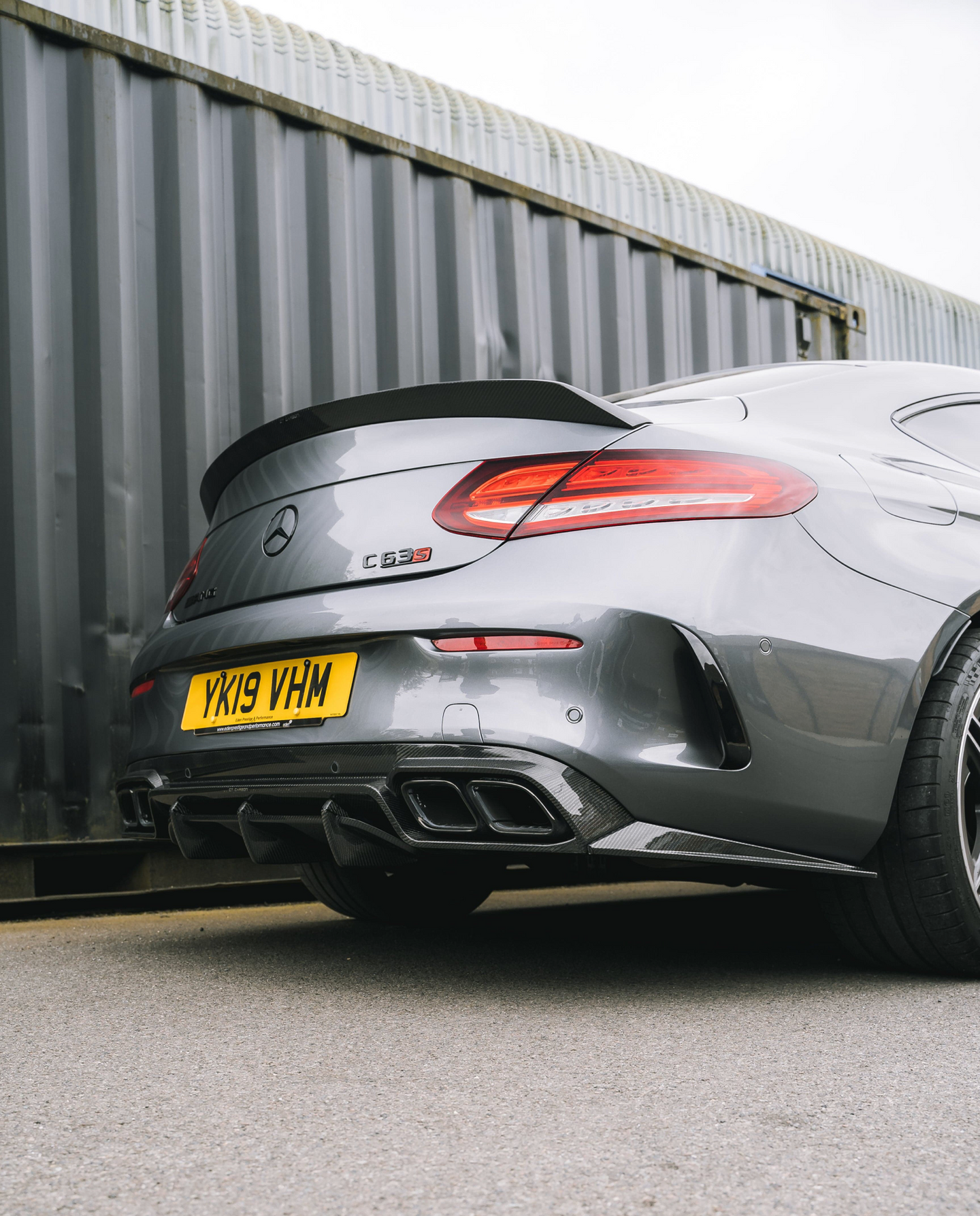 Mercedes C63 W205 Coupe Facelift Carbon Heckdiffusor