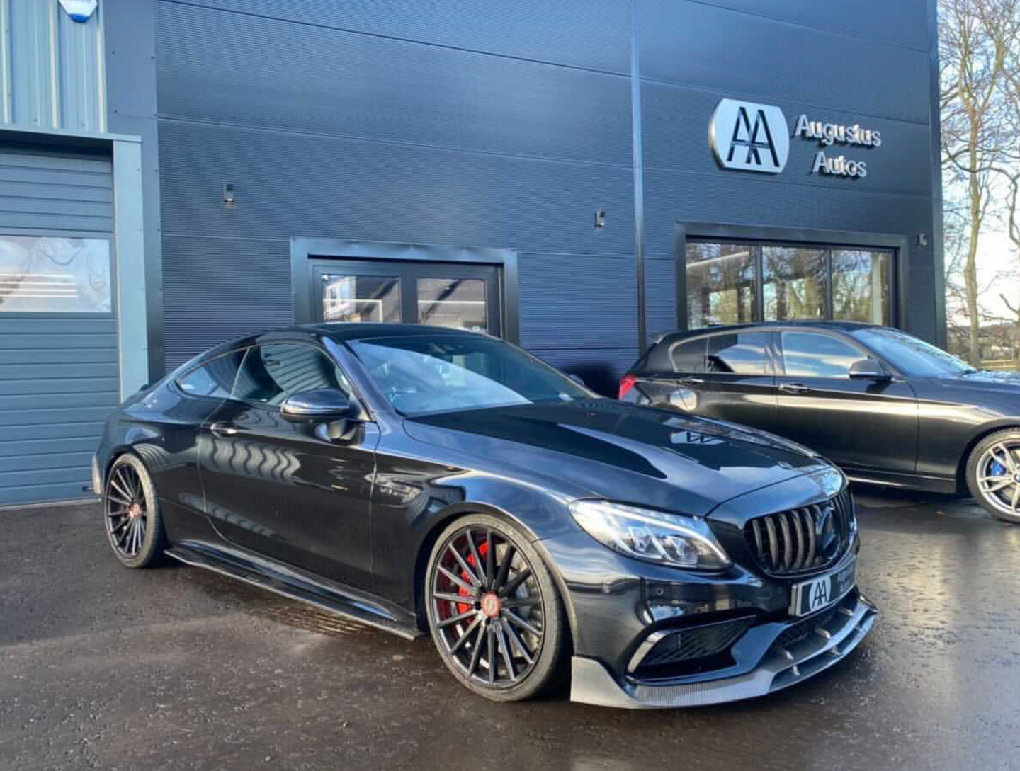 Mercedes C63 W205 Coupe Carbon Kit  - B Style