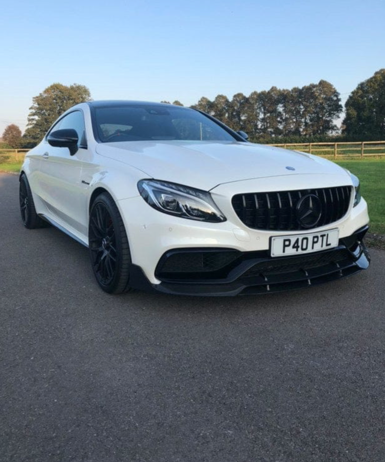 Mercedes C63 W205 Coupe Carbon Kit  - B Style