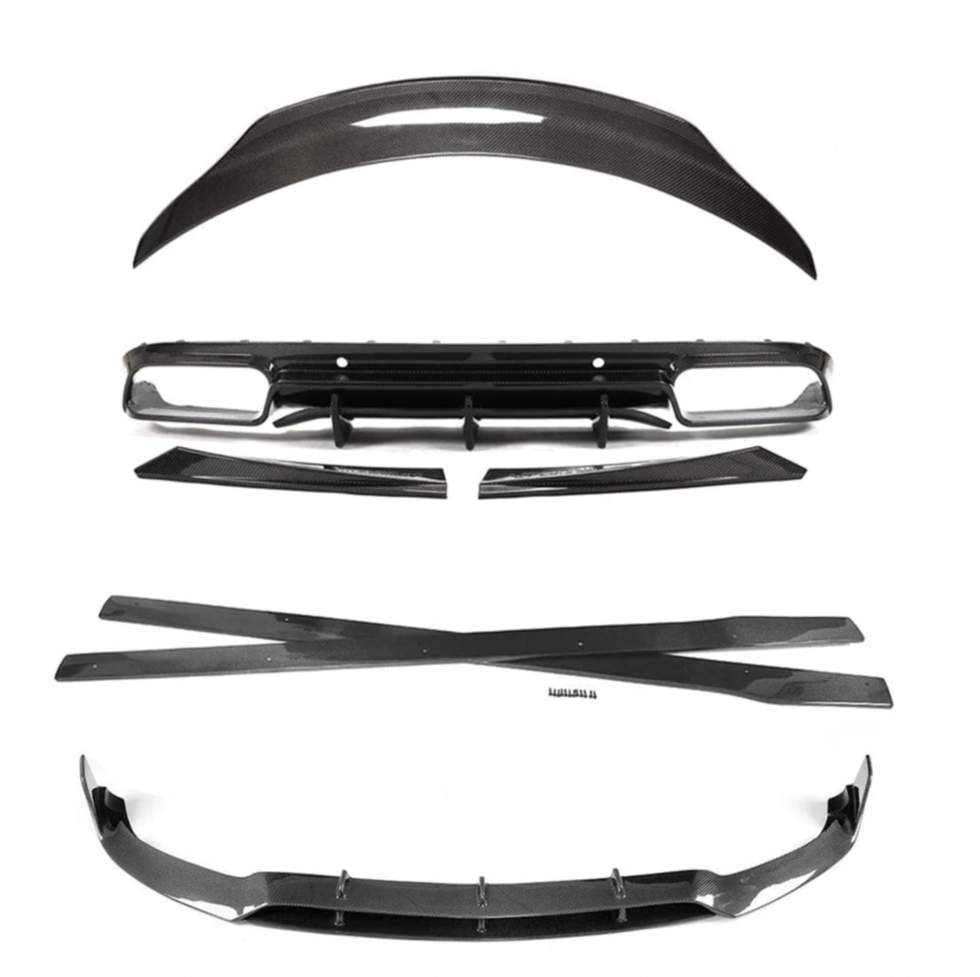 Mercedes C63 W205 Facelift Coupe Carbon Kit  - B Style
