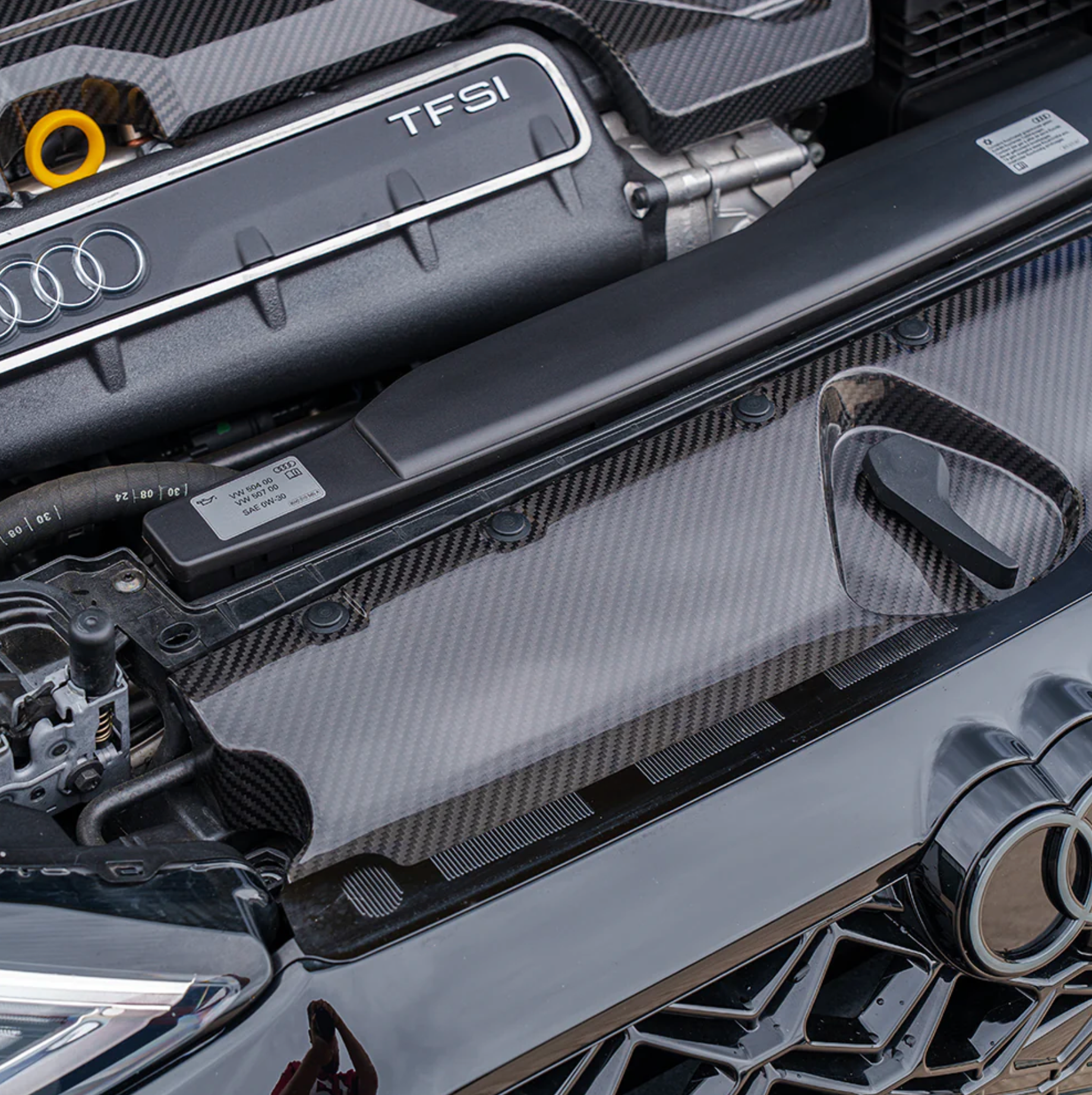 Audi RS3 8Y Facelift Carbon Motorabdeckung V1  - CT Design