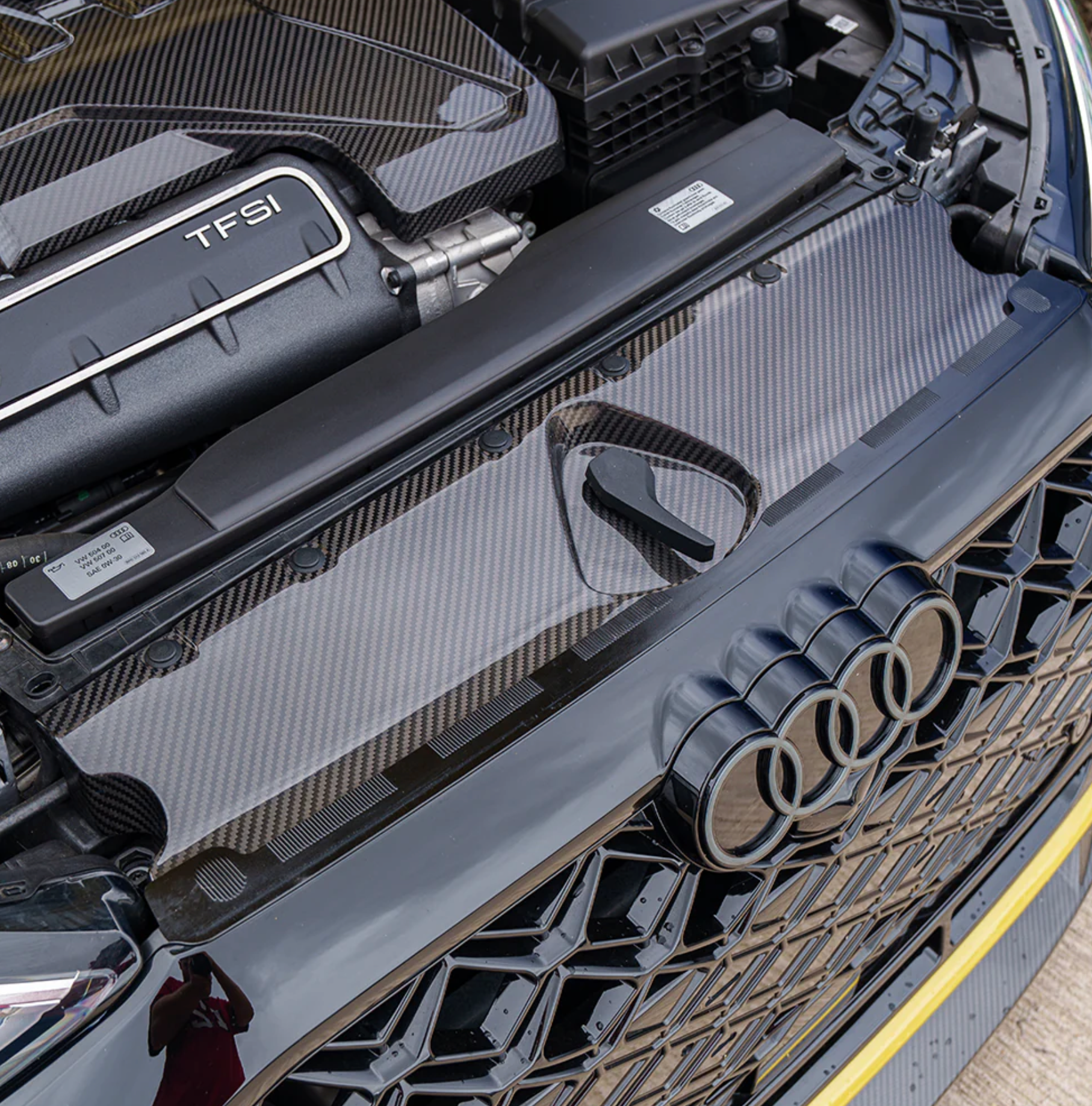 Audi RS3 8Y Facelift Carbon Motorabdeckung V1  - CT Design