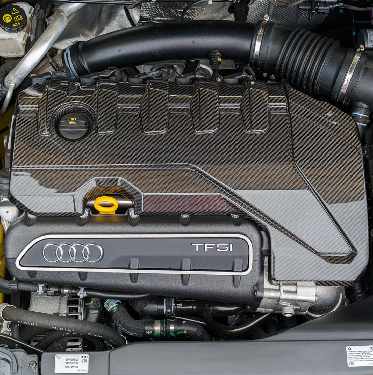 Audi RS3 8Y Facelift Carbon Motorabdeckung V2  - CT Design