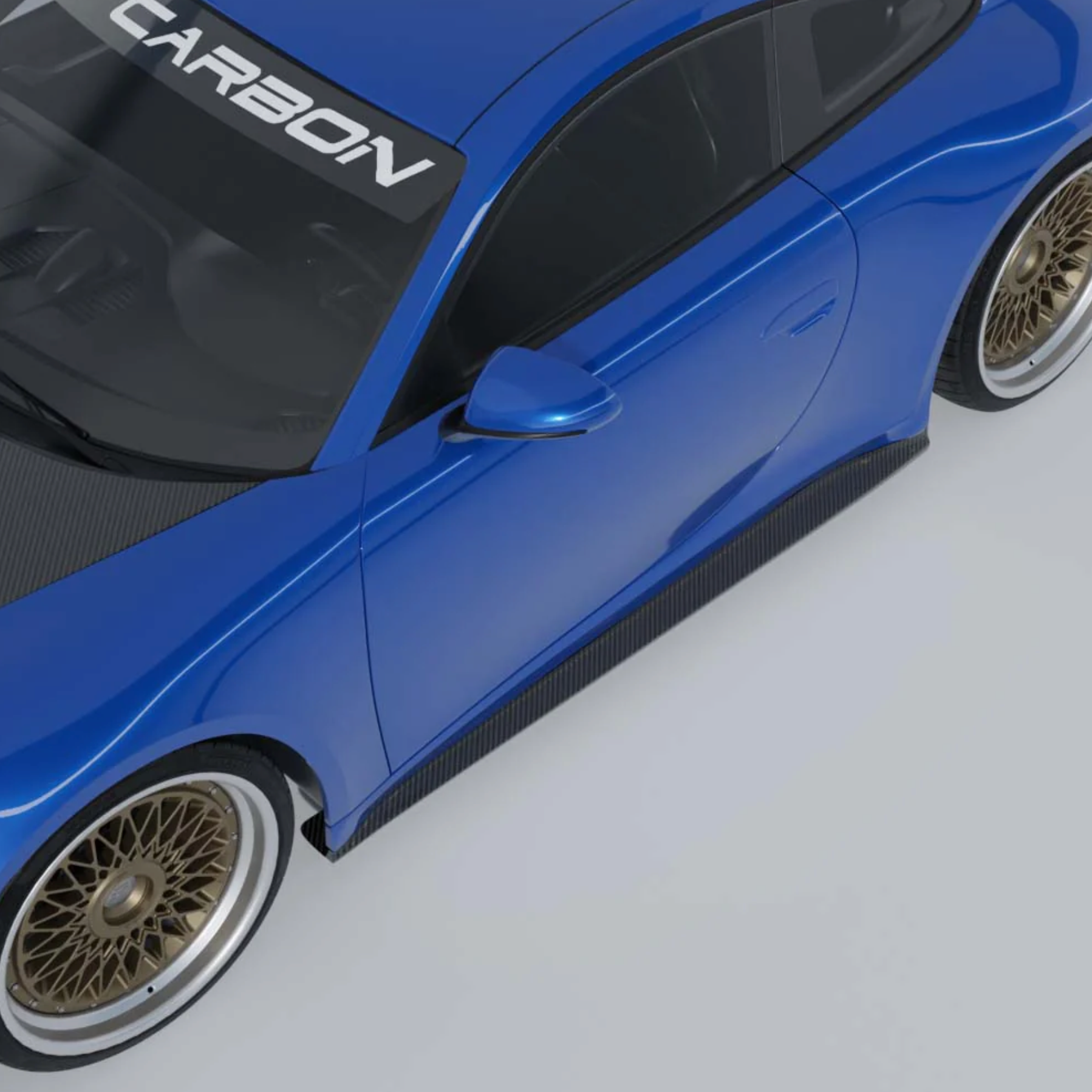 Porsche 992 Carbon Seitenschweller komplett - CT Design