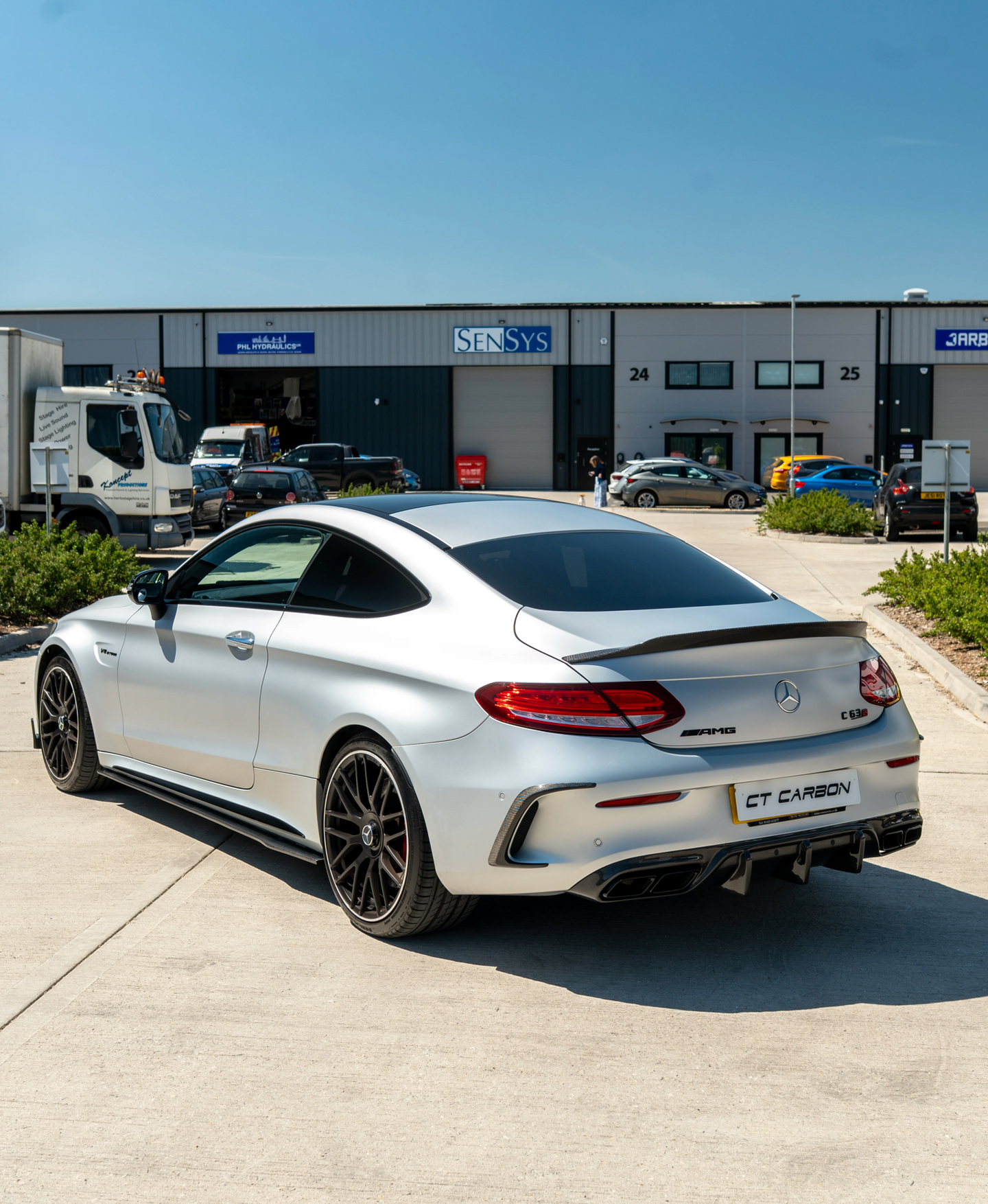 Mercedes C63 W205 Coupe Carbon Heckdiffusor OEM Style