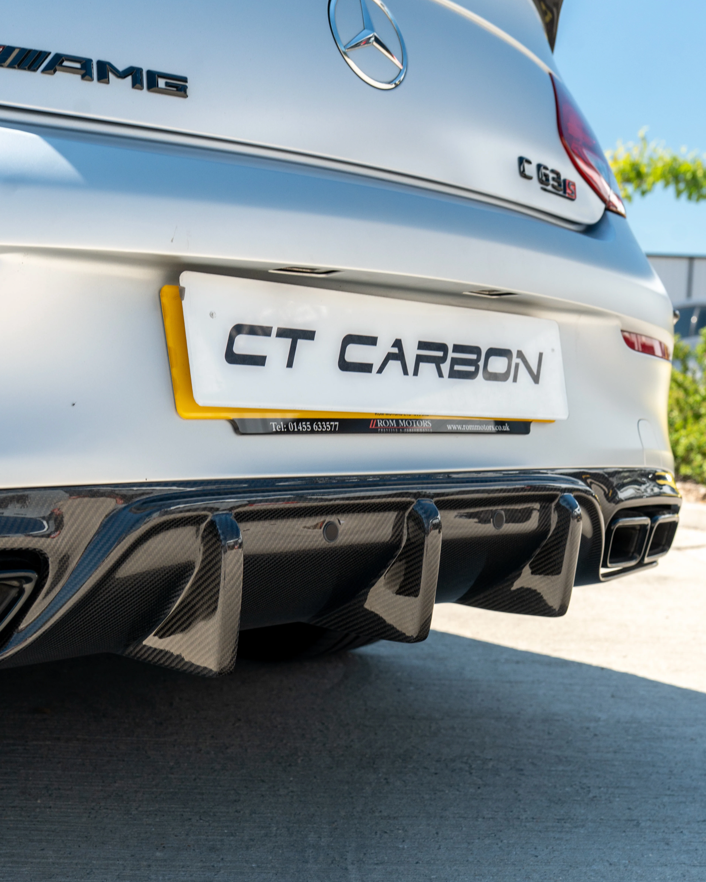 Mercedes C63 W205 Coupe Carbon Heckdiffusor OEM Style
