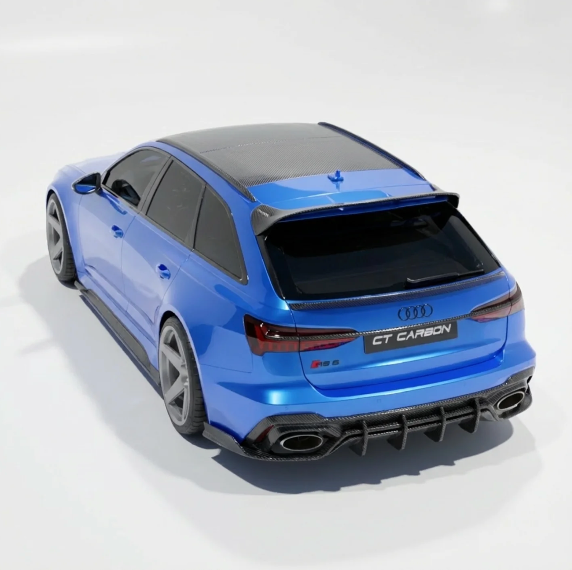 AUDI RS6/RS7 C8 Carbon Seitenschweller V2 - CT Design