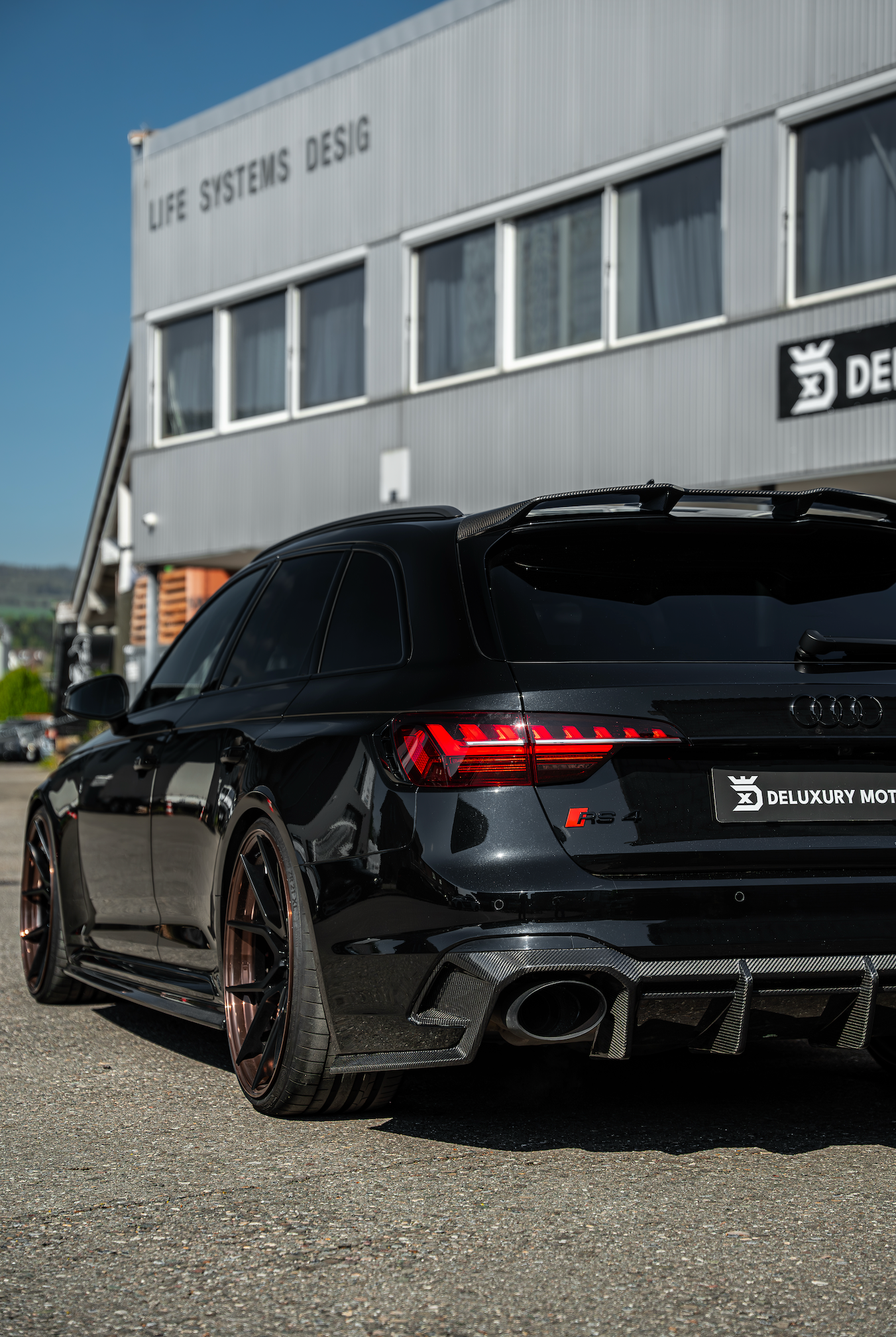 AUDI RS4 B9.5 Carbon Heckdiffusor - CT Design