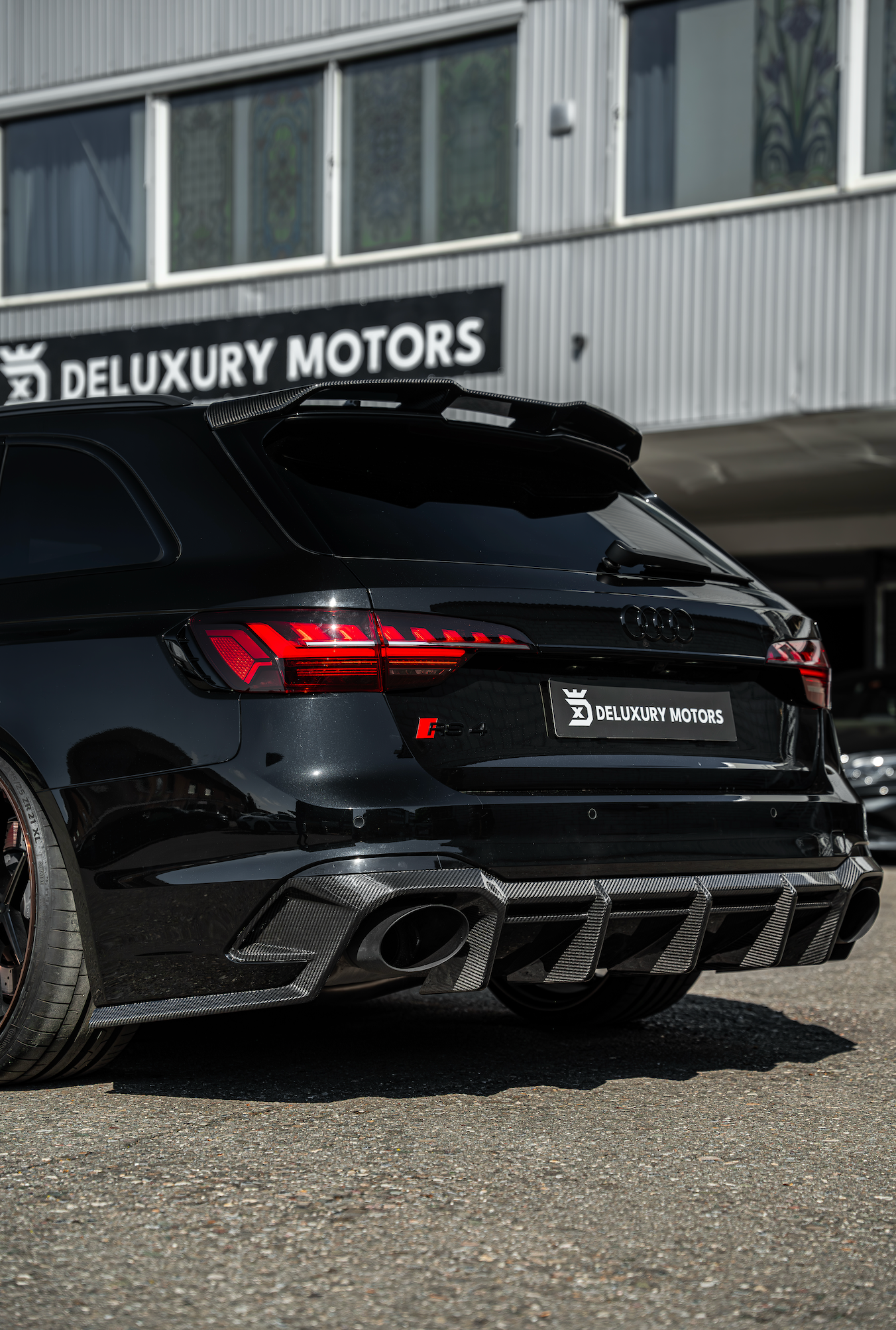 AUDI RS4 B9.5 Carbon Heckdiffusor - CT Design