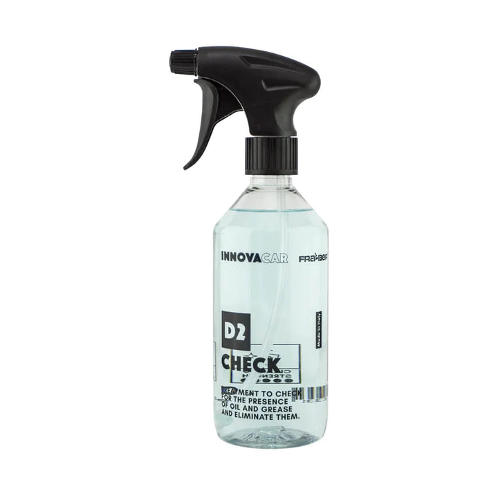 D2 CHECK BY INNOVACAR CAR WAX, OIL & GREASE REMOVER AND VEHICLE BODYWORK MARKS VERIFIER (8992081674531)