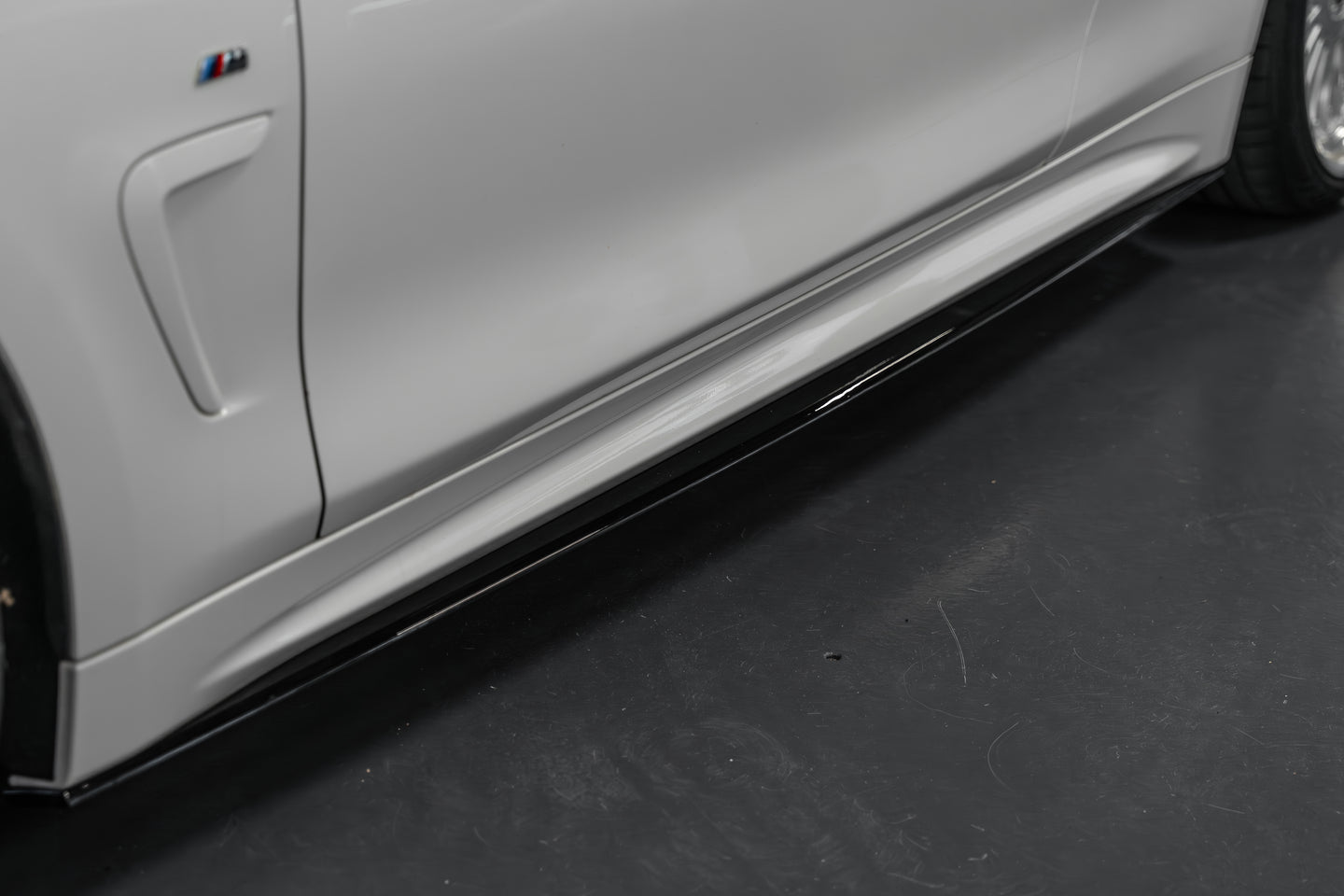 BMW 4er F32/F33/F36  Seitenschweller schwarzglanz -  CT Design