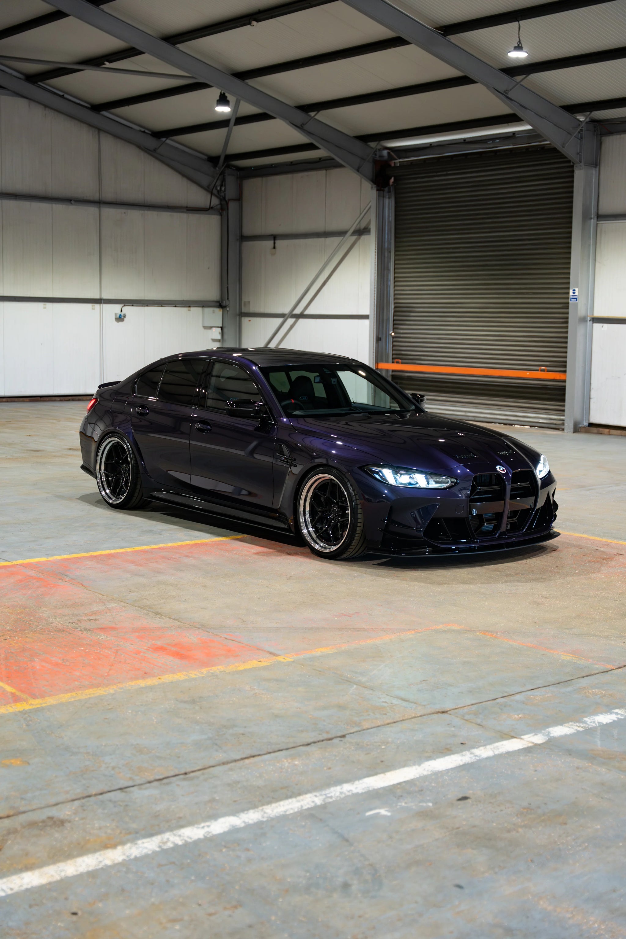 BMW M3/M4 G8x M-W 1.2 Two Piece 20"/21" - Gloss Black Felgen