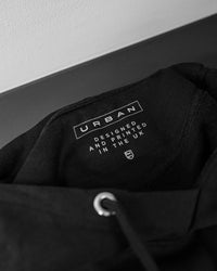 URBAN Hoodie Black Leather