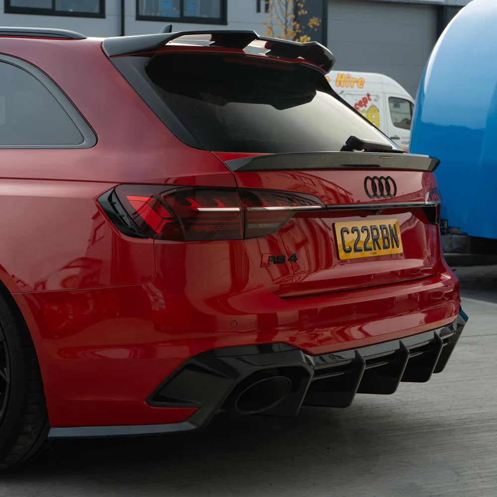 AUDI A4/S4RS4 B9 & 9.5 CARBON FIBRE MIDDLE SPOILER - CT DESIGN