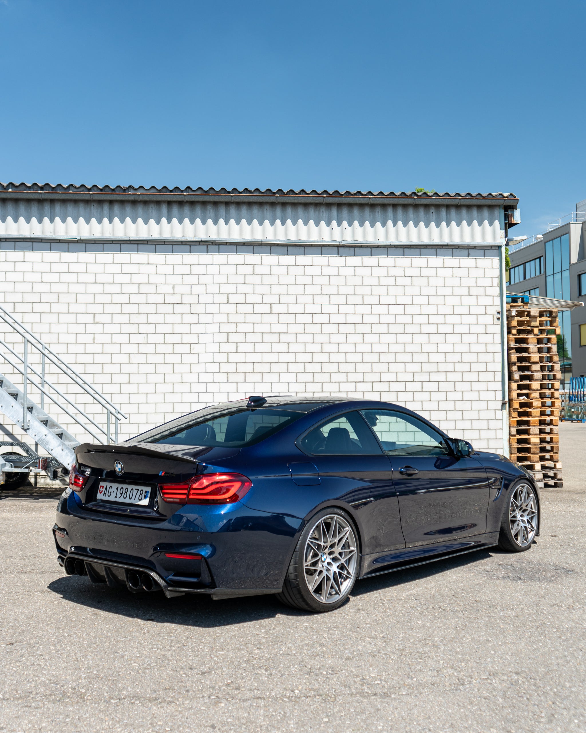 BMW M4 F82 Carbon Heckspoilerlippe V Style - CT Design
