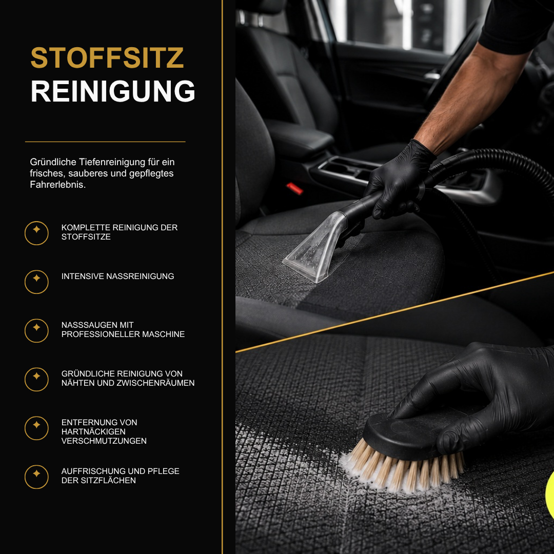 Stoffsitz Reinigung - Deluxury