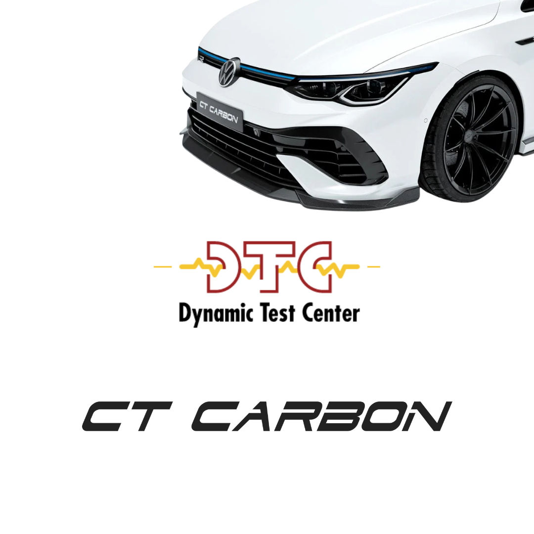 DTC Gutachten CT Carbon VW Golf 8R Frontlippe