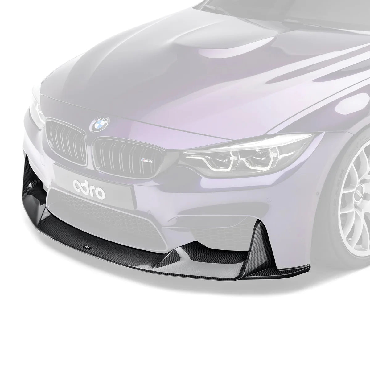 BMW M3/M4 F8X Frontspoilerlippe V2 Carbon - ADRO