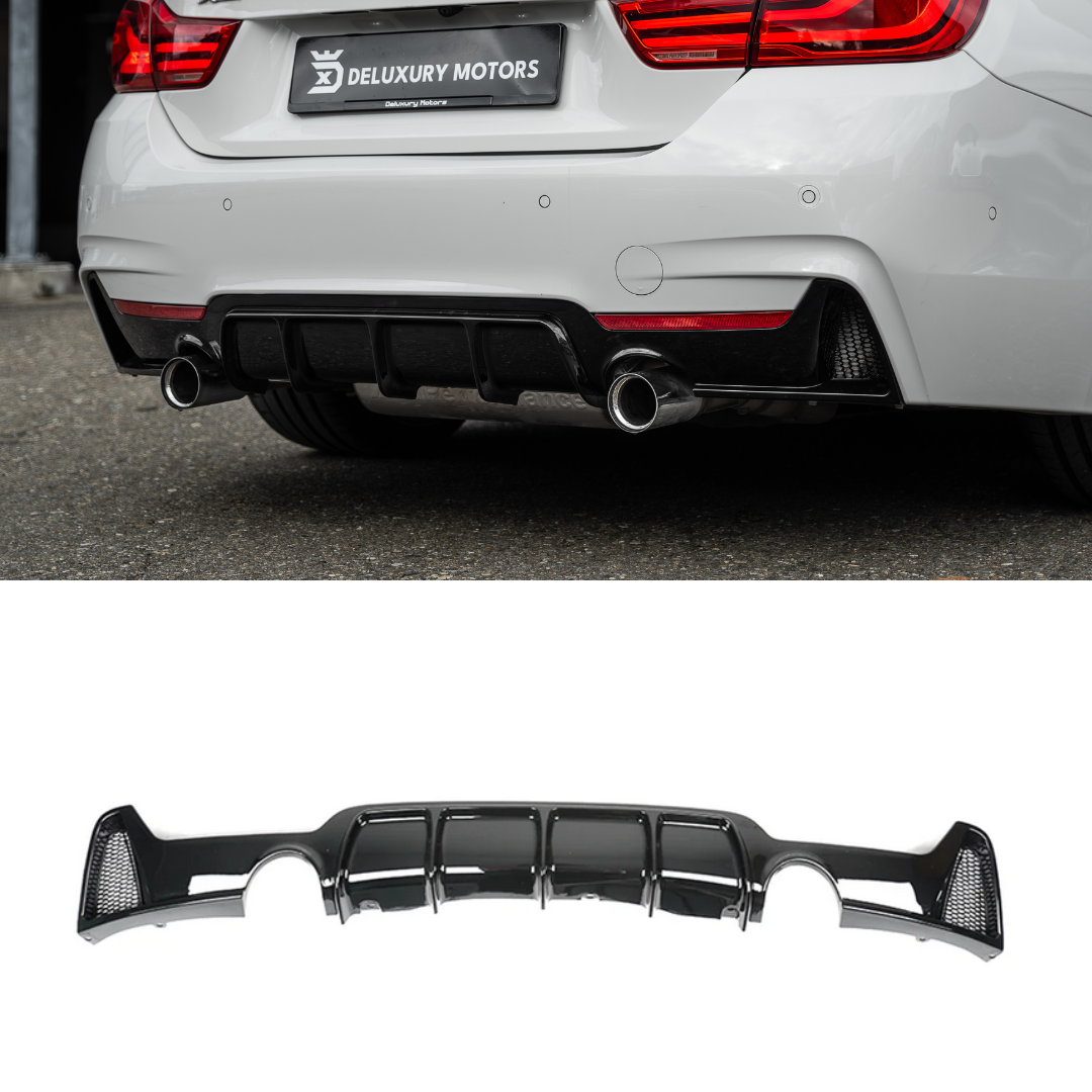 BMW 4er Fx Heckdiffusor schwarzglanz -  CT Design
