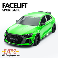 Audi RS3 8Y Facelift Sportback Carbon Kit V1 - CT Design  | DTC Gutachten