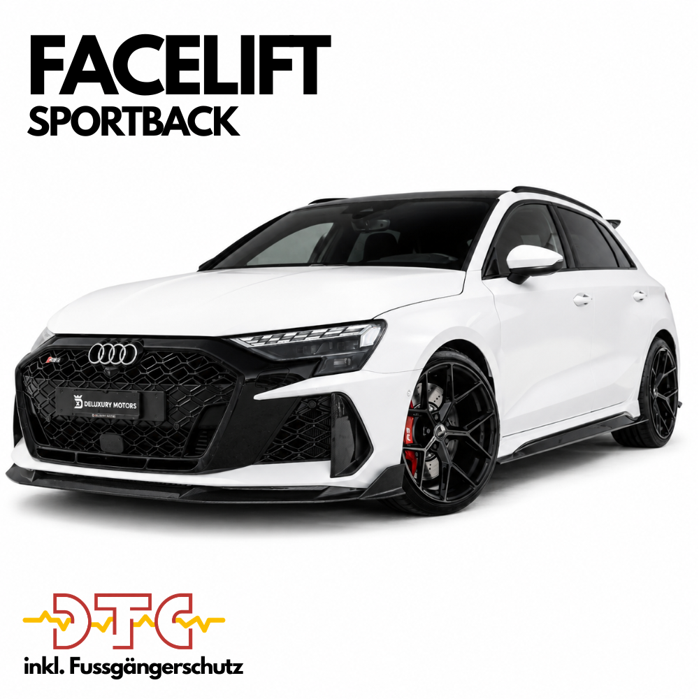 Audi RS3 8Y Facelift Sportback Carbon Kit V2 - CT Design  | DTC Gutachten