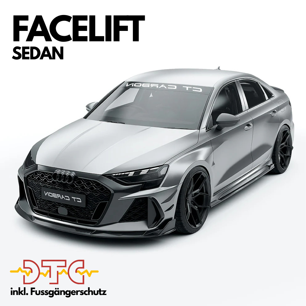 Audi RS3 8Y Facelift Sedan Carbon Kit V1 - CT Design  | DTC Gutachten