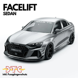 Audi RS3 8Y Facelift Sedan Carbon Kit V1 - CT Design  | DTC Gutachten