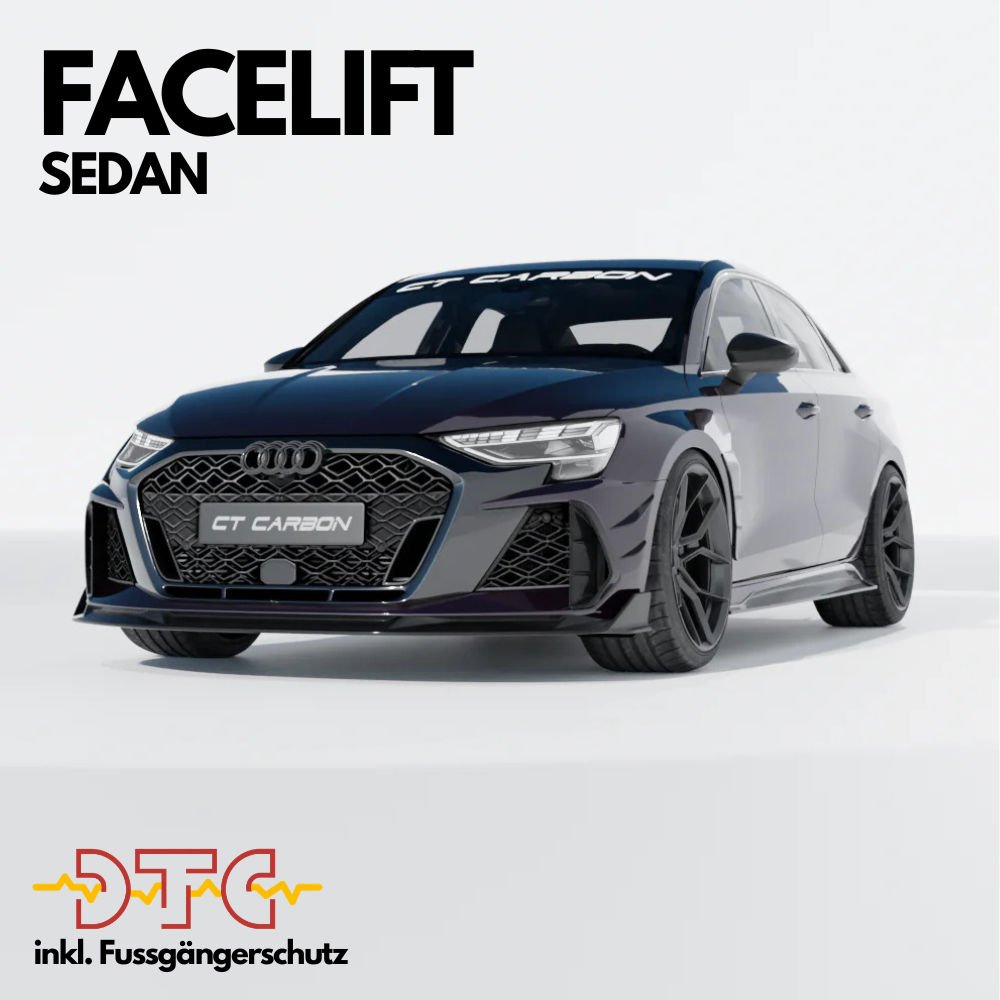 Audi RS3 8Y Facelift Sedan Carbon Kit V2 - CT Design  | DTC Gutachten